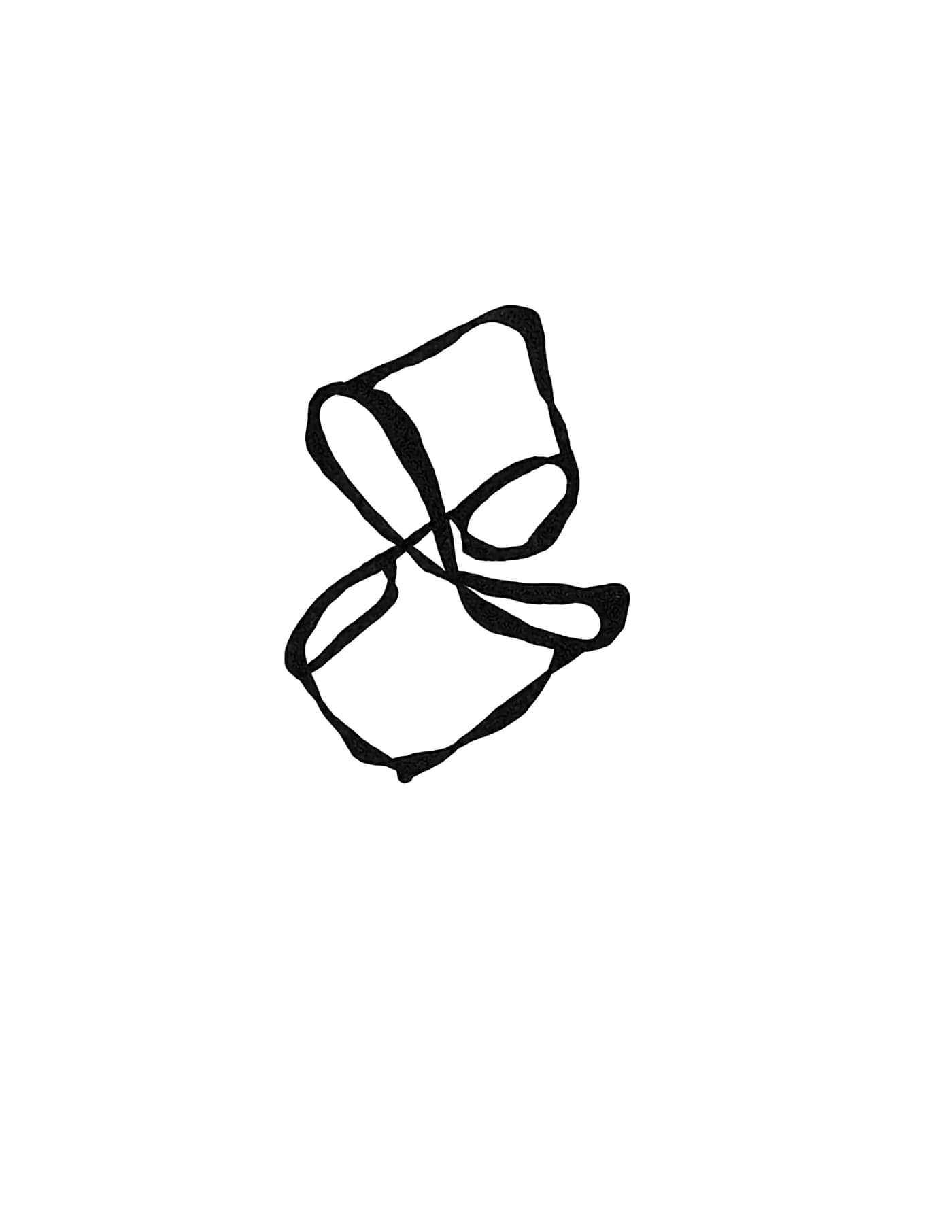 Drawing 6 of 13, black lines on a white sheet