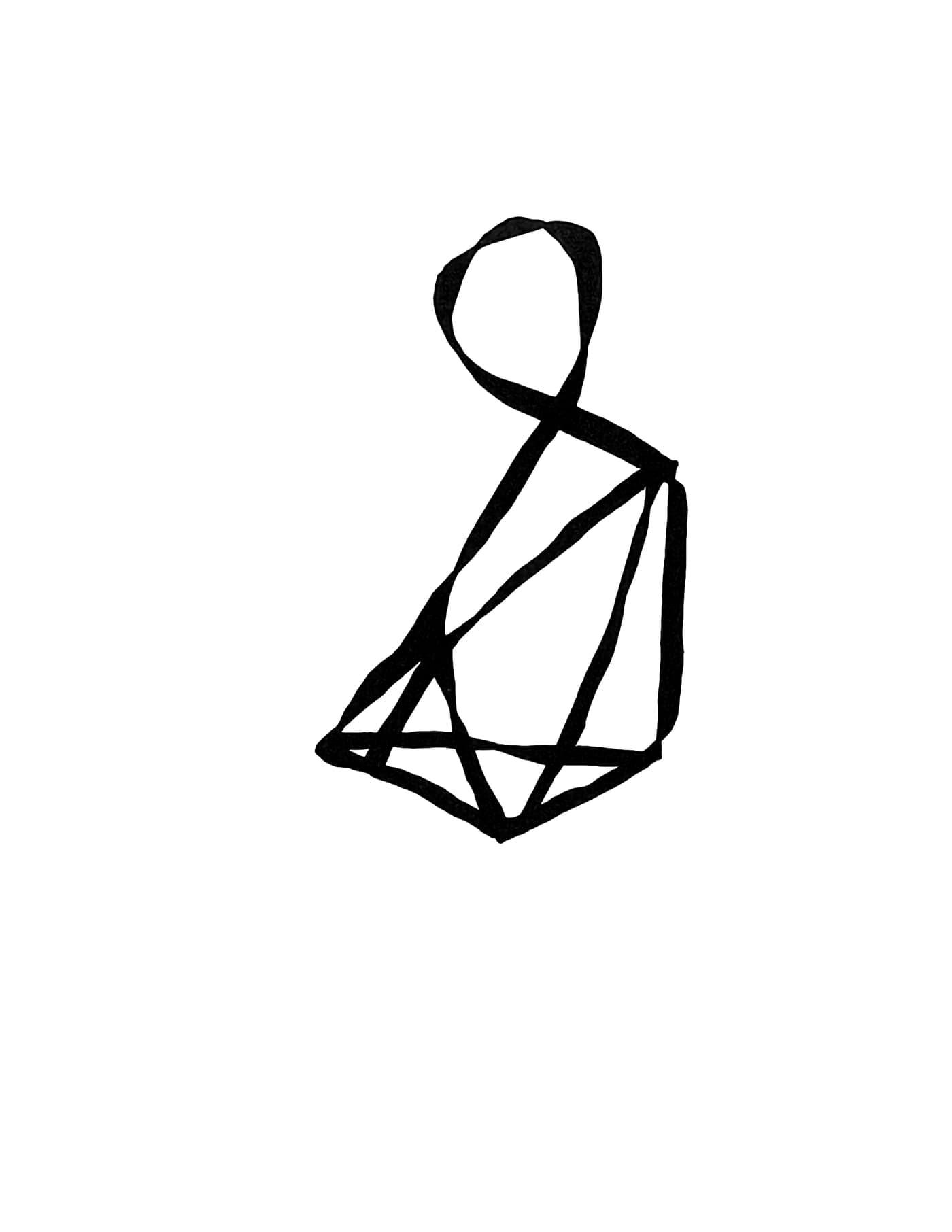 Drawing 4 of 13, black lines on a white sheet
