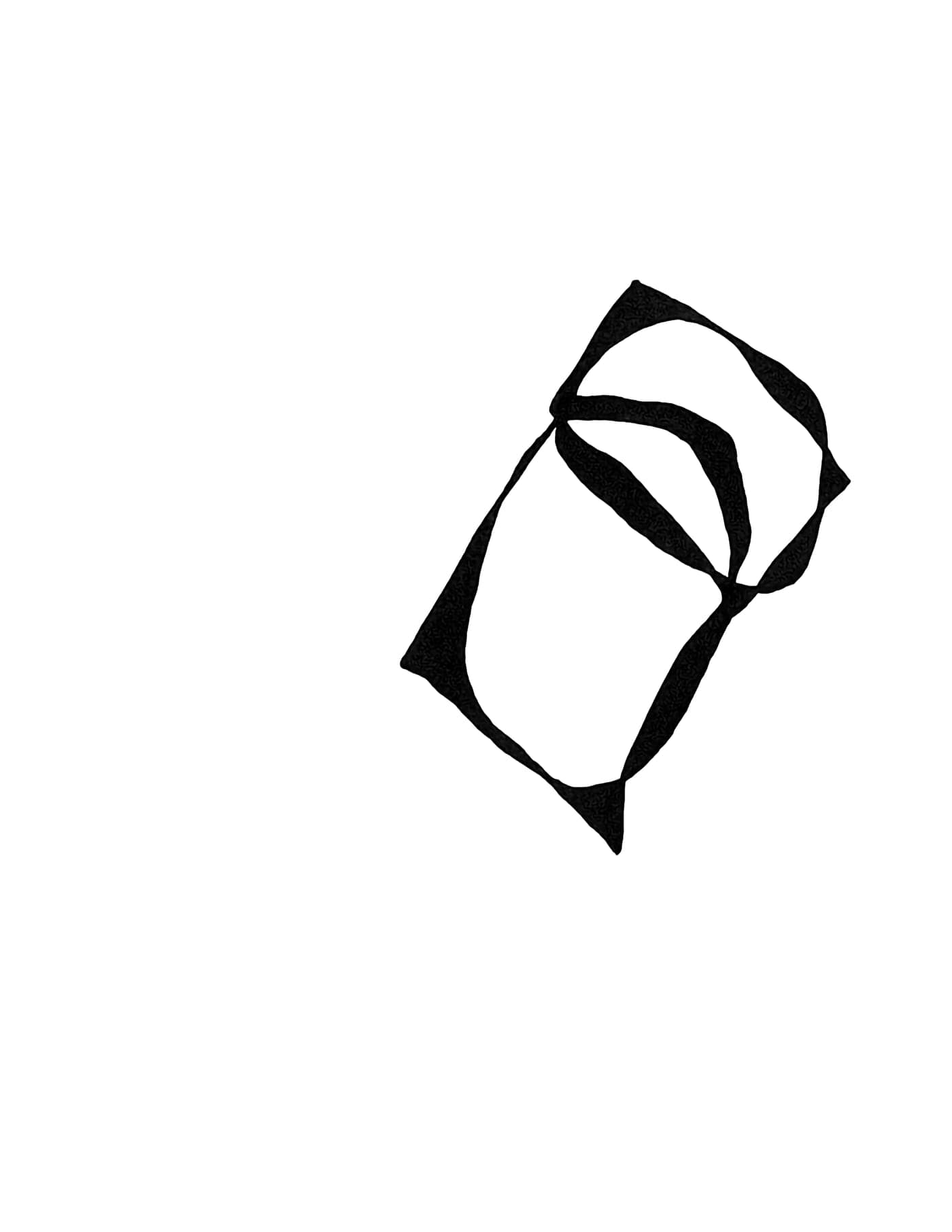 Drawing 5 of 13, black lines on a white sheet