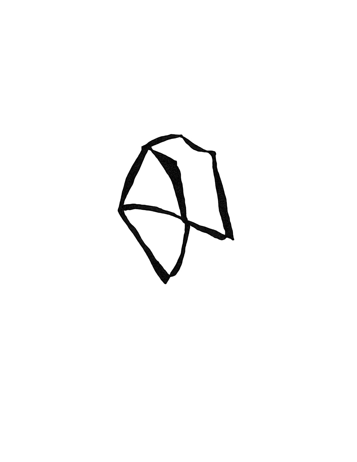 Drawing 4 of 13, black lines on a white sheet