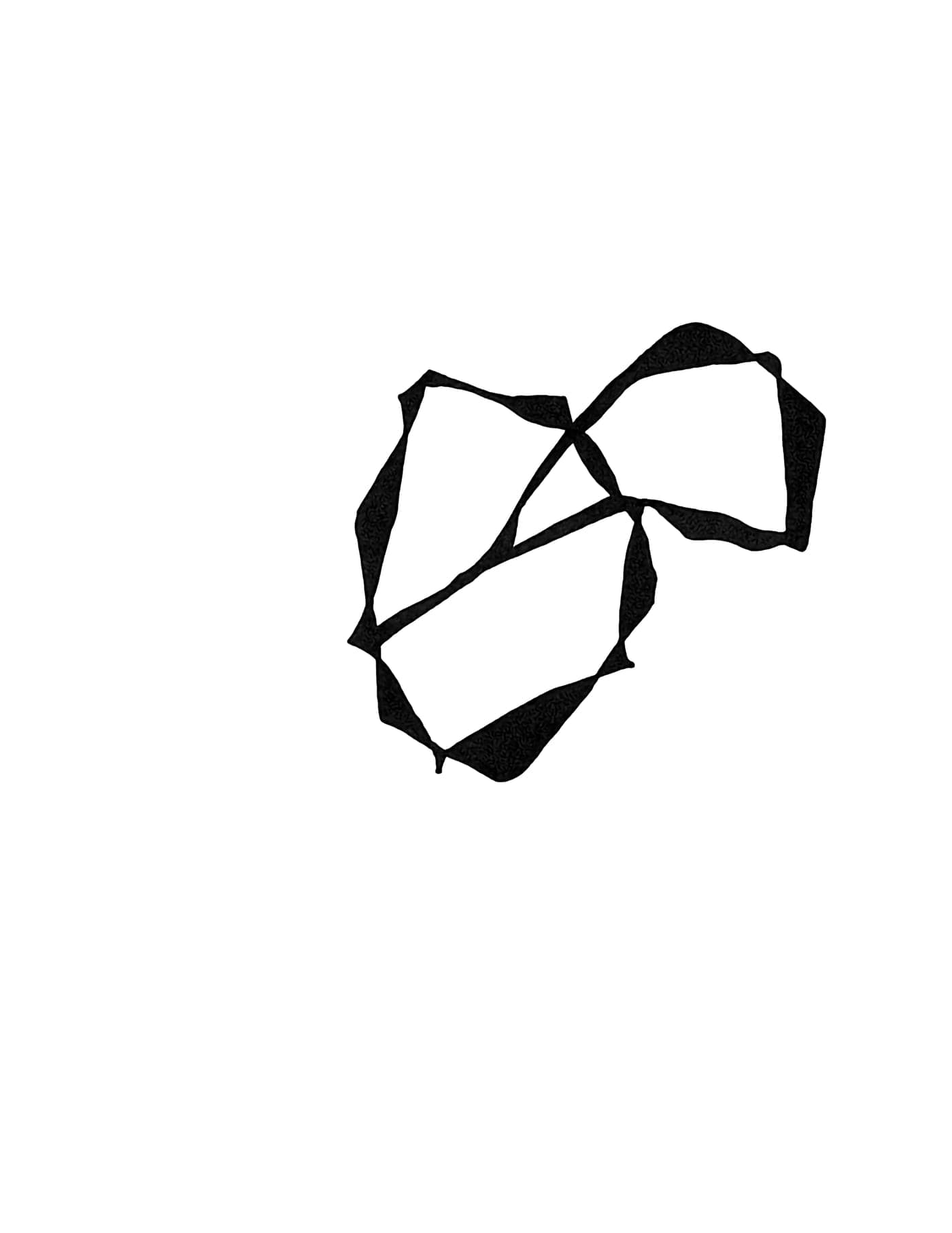 Drawing 5 of 13, black lines on a white sheet