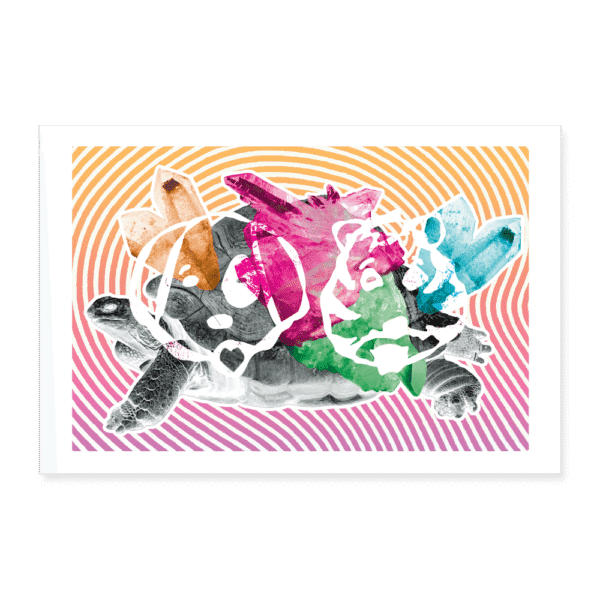 Get 'em Tiger Twinning Print 24" x 16" (60x40 cm)