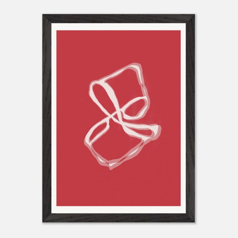 Abundance Red 1, 6 Framed Print - Mapping / Invocation Collection